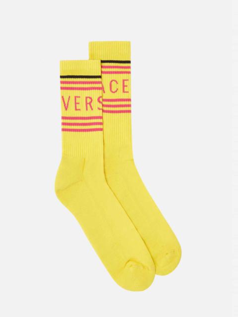 VERSACE Logo Socks