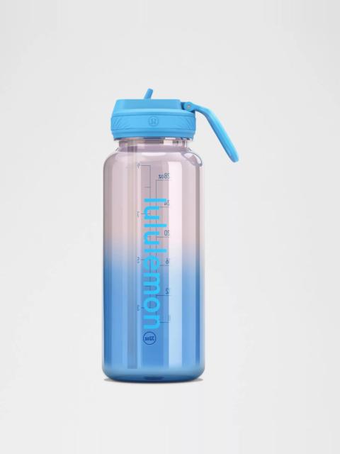 lululemon Back to Life Clear Bottle 32oz *Straw Lid