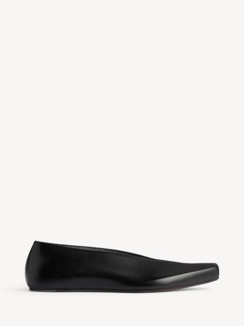 BALENCIAGA Women's Duchesse Ballerina Flat in Black