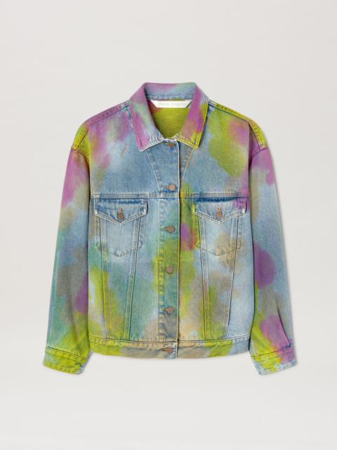 Palm Angels Tie Dye Denim Jaket