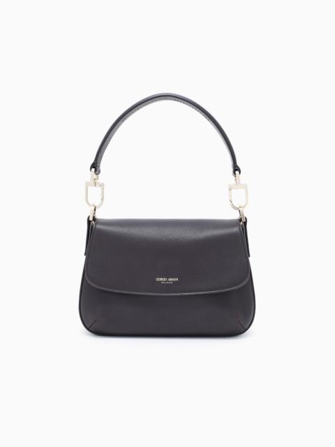 GIORGIO ARMANI Small la Prima soft baguette bag in nappa leather