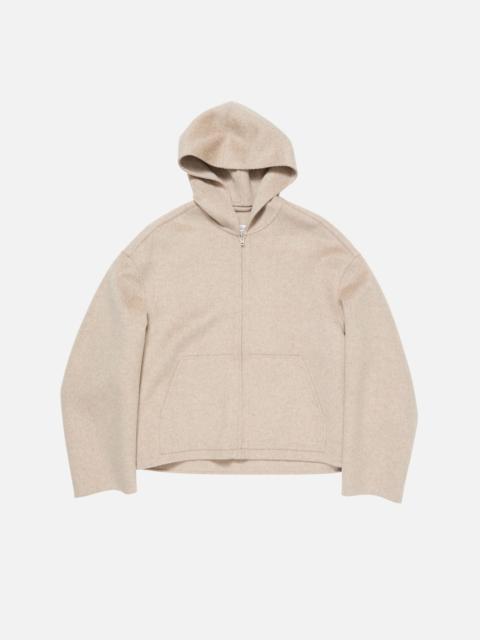 Acne Studios Cashmere jacket with hood - Oatmeal melange