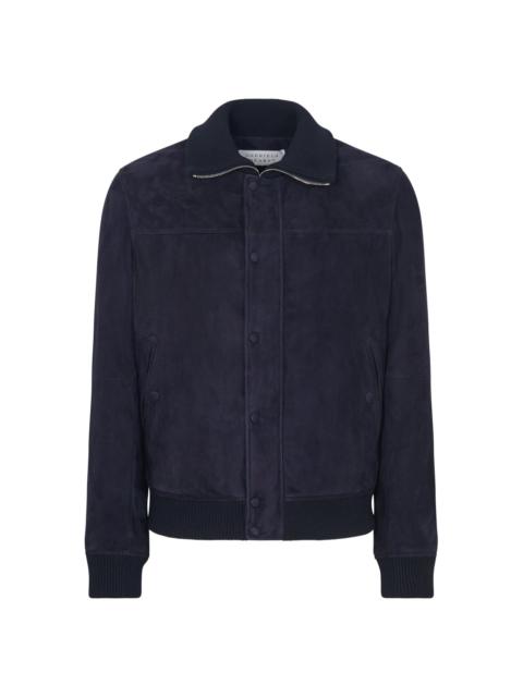 GABRIELA HEARST Matthieu Jacket in Dark Navy Suede