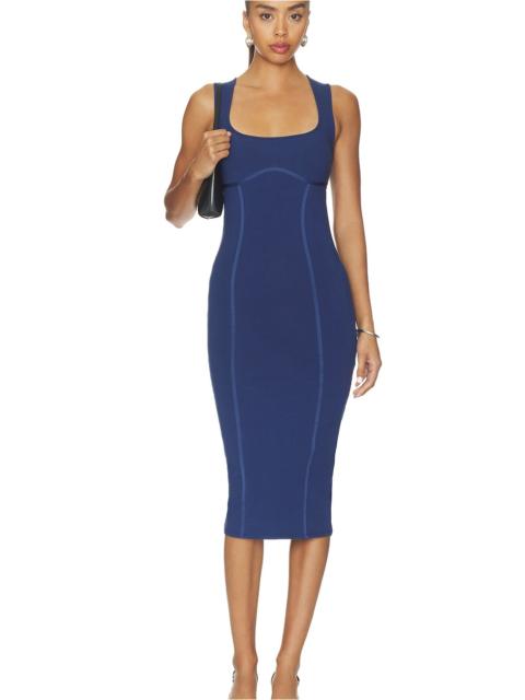 Fleur du Mal Organic Cotton Scoop Neck Dress