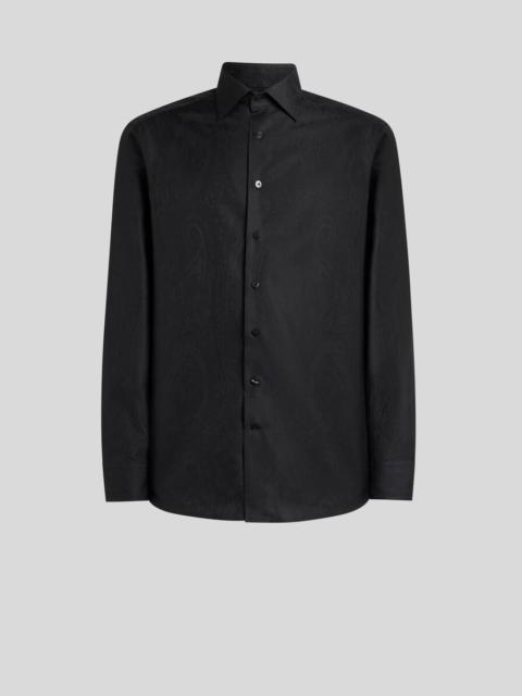 Etro COTTON JACQUARD SHIRT WITH ARNICA MOTIF