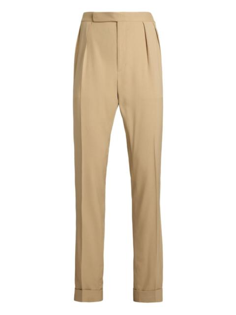 Ralph Lauren Gregory pleated gabardine trousers