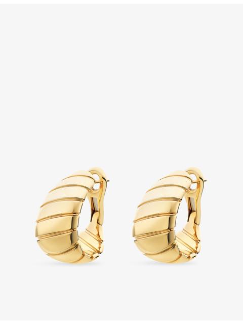 BVLGARI Bvlgari Tubogas 18ct Yellow-Gold Earrings