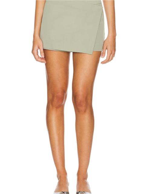 ST. AGNI Wrap Short - Moss Grey