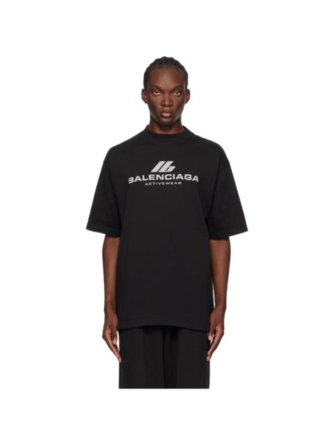 BALENCIAGA Black 'Activewear' T-Shirt