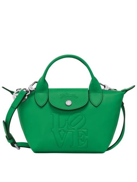 Longchamp x Robert Indiana XS Handbag Green - Leather