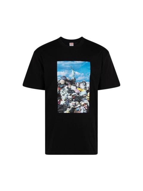 Trash photograph-print T-shirt