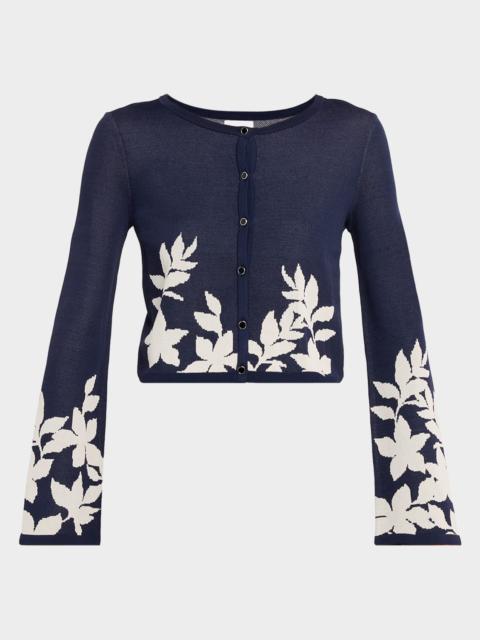 MISA Nanea Floral Knit Top