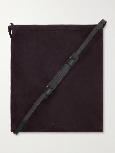 Dries Van Noten Leather-Trimmed Canvas Messenger Bag