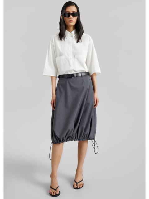 COPERNI Coperni Technical Tailored Balloon Skirt - Grey