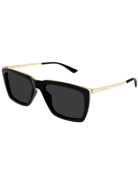 SAINT LAURENT Saint Laurent Cat eye Sunglasses Black Gold Black/-Black (SL 765-001)