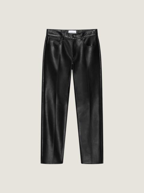 Givenchy STRAIGHT LEG TROUSERS IN LEATHER