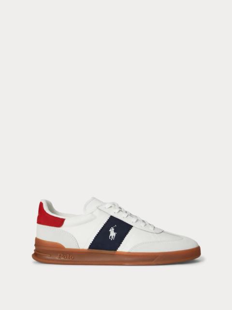 Polo Ralph Lauren Heritage Aera Suede-Paneled Sneaker
