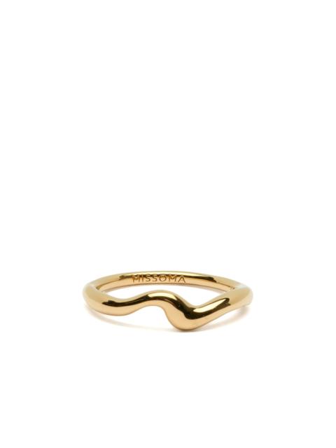 MISSOMA Missoma Molten Wave Stacking Ring