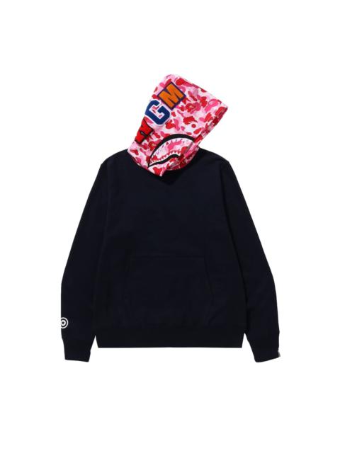 A BATHING APE® BAPE ABC Camo Shark Pullover Hoodie 'Navy'