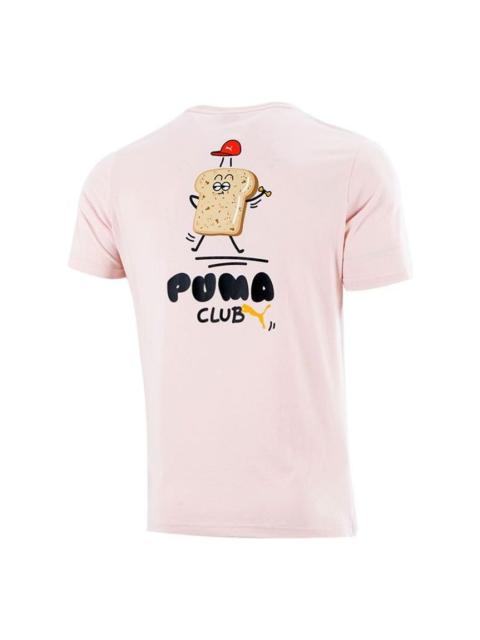 PUMA PUMA Club Graphic T-Shirt 'Pink' 533197-36
