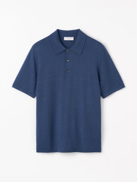 TIGER OF SWEDEN Erros Cotton-Linen Polo Shirt
