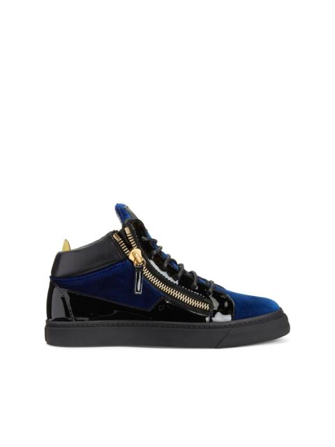 Giuseppe Zanotti Kriss panelled mid-top sneakers
