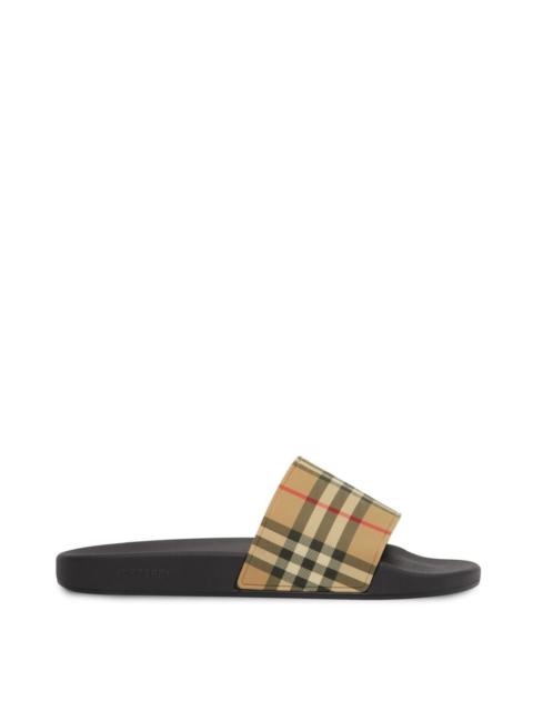 Burberry Check Slipper
