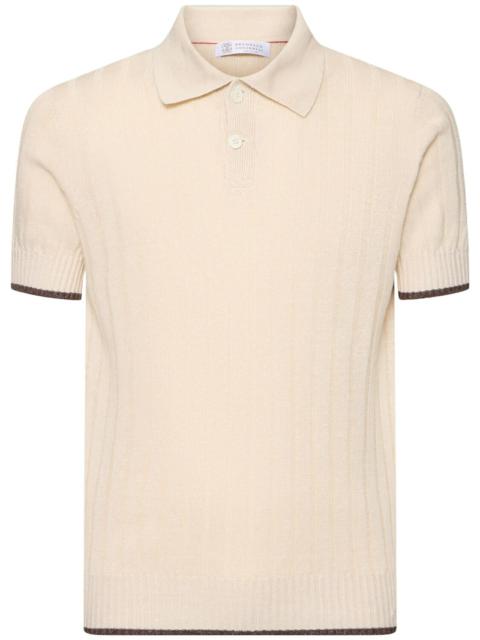 Brunello Cucinelli Cotton & linen polo