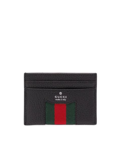 GUCCI Web-stripe card holder