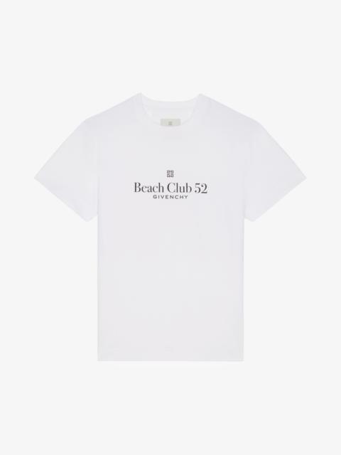 SLIM FIT T-SHIRT IN COTTON WITH GIVENCHY LOGO
