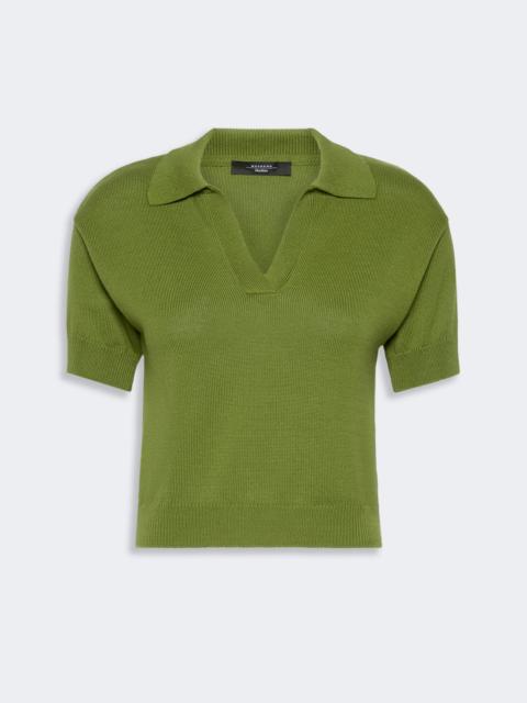 WEEKEND Max Mara ALBERO Cotton yarn sweater - GREEN