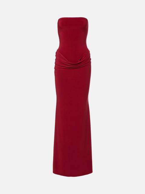 BANANHOT Elice draped cotton maxi dress