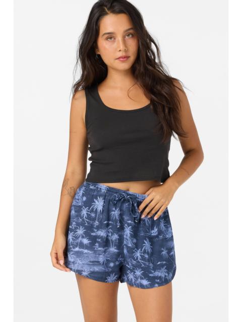 O'Neill Millie Tropical Scene Beach Shorts
