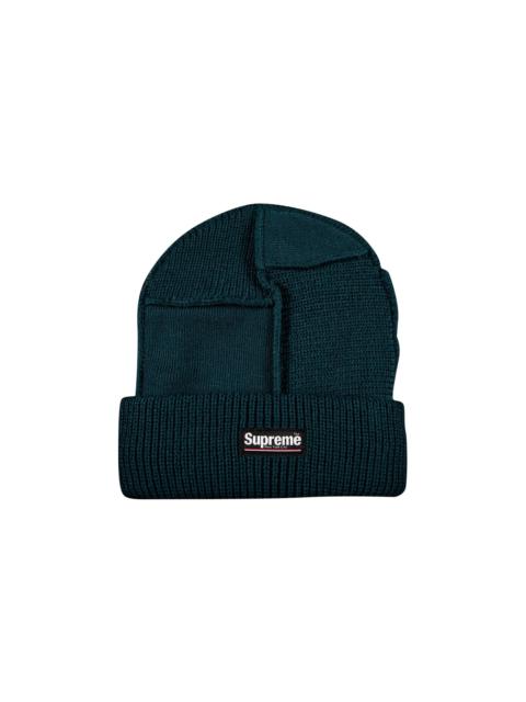 New Supreme contrast deals beanie dark pine green