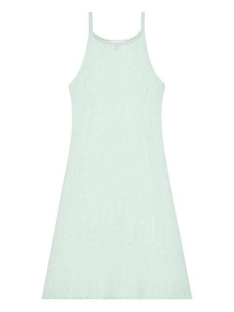 courrèges rib-knit mini dress