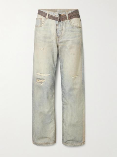 HAIKURE Bonnie Distressed Mid-rise Jeans