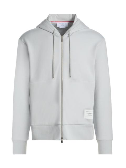 Thom Browne Men's Loopback Jersey Hoodie Jacket - Pale Grey