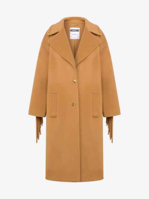 Moschino COAT WITH FRINGES