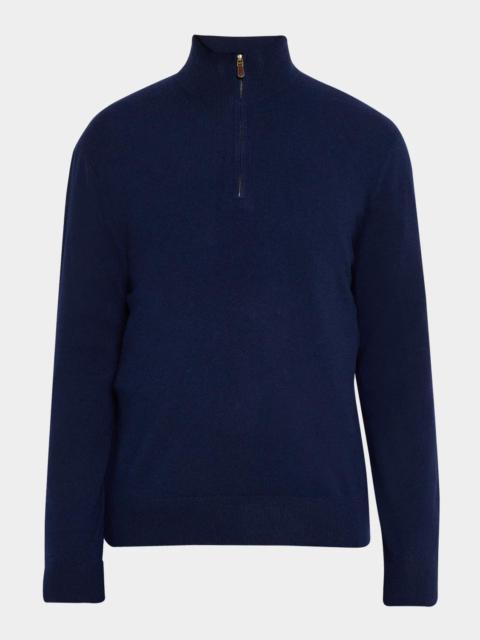 Polo Ralph Lauren Men's Cashmere Half-Zip Sweater