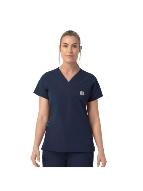 Carhartt Women's Rugged Flex FLD V-Neck Scrub Top