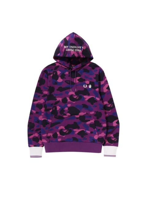 BAPE x Fred Perry Color Camo Pullover Hoodie 'Purple'