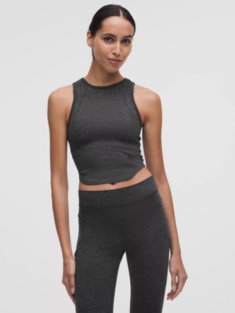 lululemon Softy Suedey Crewneck Cropped Tank Top