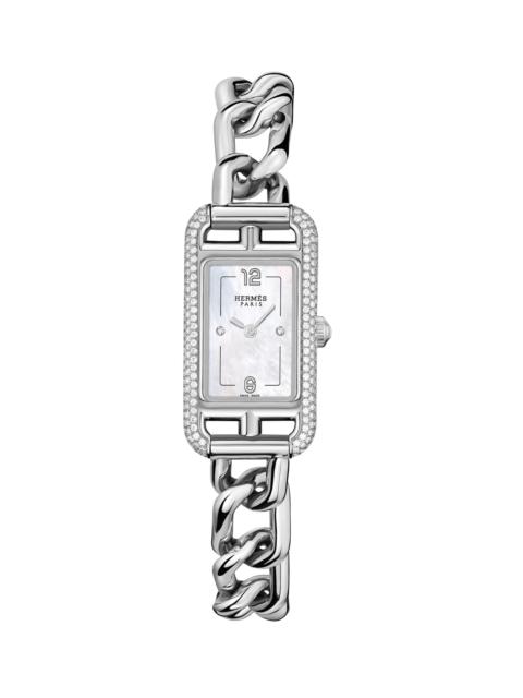 Hermès Women's Nantucket Stainless Steel & 0.58 TCW Diamond Bracelet Watch/29MM - Steel