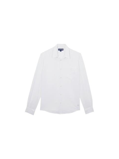 Vilebrequin Men Linen and Cotton Shirt Solid