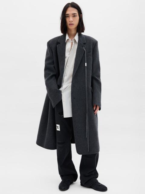 Ann Demeulemeester Leonard Beaver Wool Coat