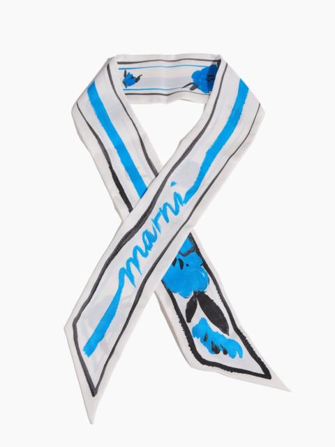 Marni Scarf in Cobalt