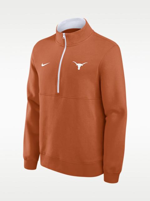 Nike Texas Primetime Primary Logo Men's Nike College 1/2-Zip Crew