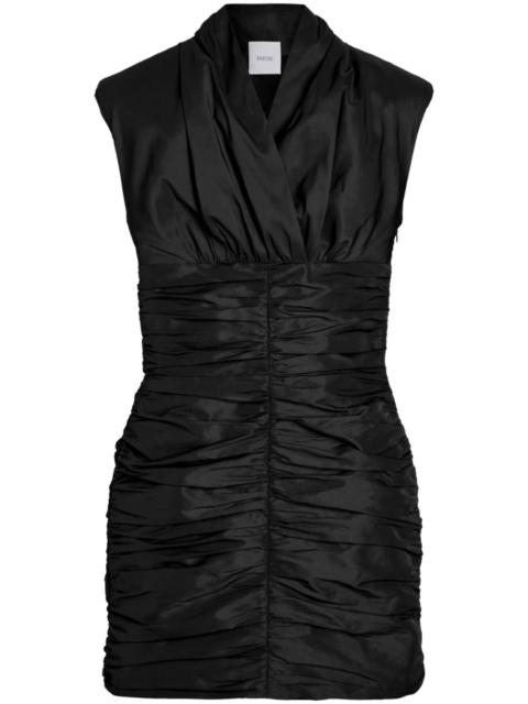 PATOU open-back recycled-faille mini dress