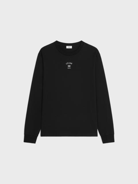 CELINE long sleeved t-shirt IN cotton jersey