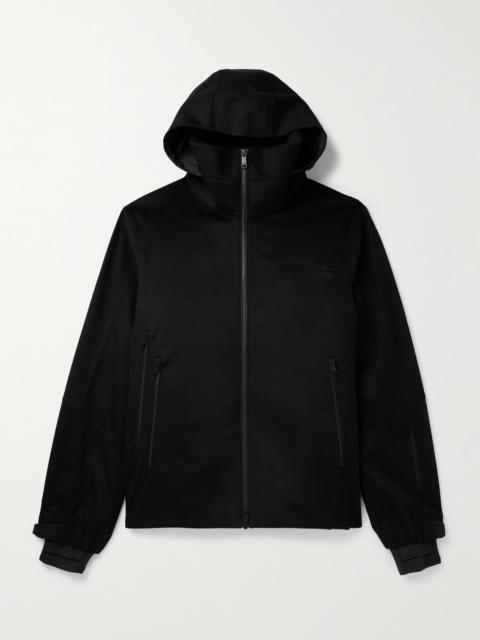 ZEGNA Convertible Leather-Trimmed Cashmere Down Hooded Ski Jacket